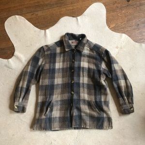 Fleece Plaid Overshirt